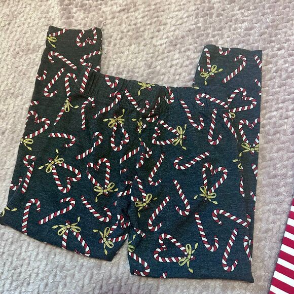 Girl’s Christmas leggings Bundle Size 6 - Picture 3 of 8